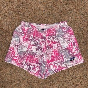 Printed Patagonia Pretty Pink & Purple shorts